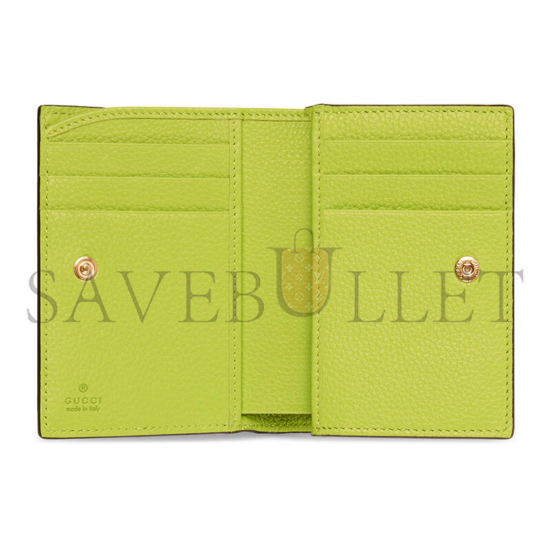 GUCCI BI-COLOR GG MARMONT SMALL WALLET ‎841360 (11*8.5*3cm)